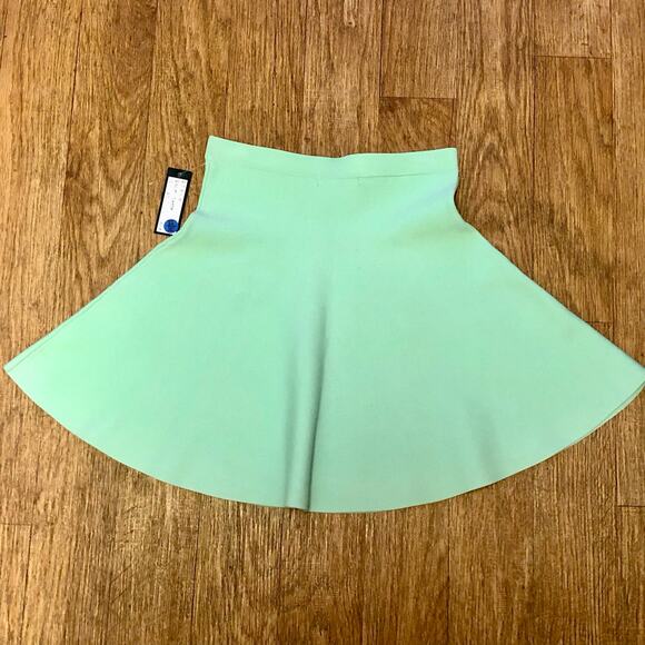Romeo & Juliet Couture Pastel Green A-Line Skater Skirt Size Small - Picture 6 of 11